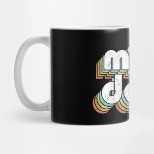 Miles Davis - Retro Letters Typography Style Mug